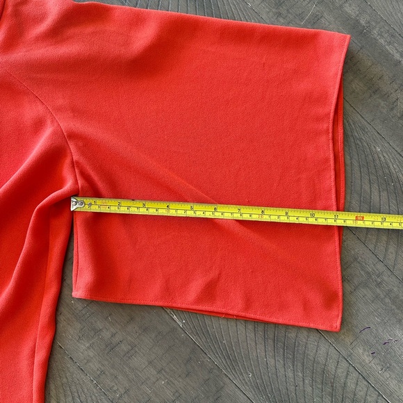 ZARA Orange Butterfly Sleeve Blouse size‎ Small - Picture 9 of 10